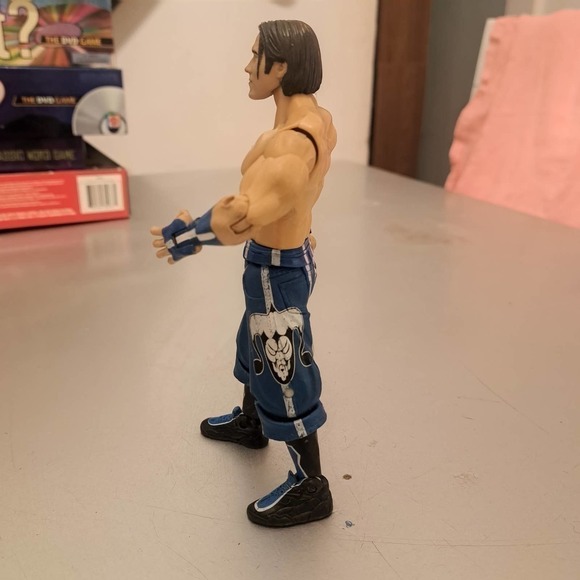 2003 Jakks Pacific WWE Paul London 7" Action Figure Blue Joker - Picture 2 of 4